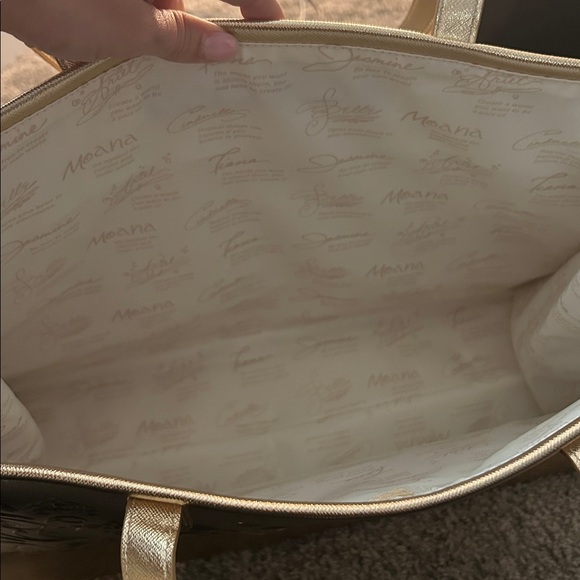 Disney Princess Shimmering Gold Tote - Picture 3 of 4